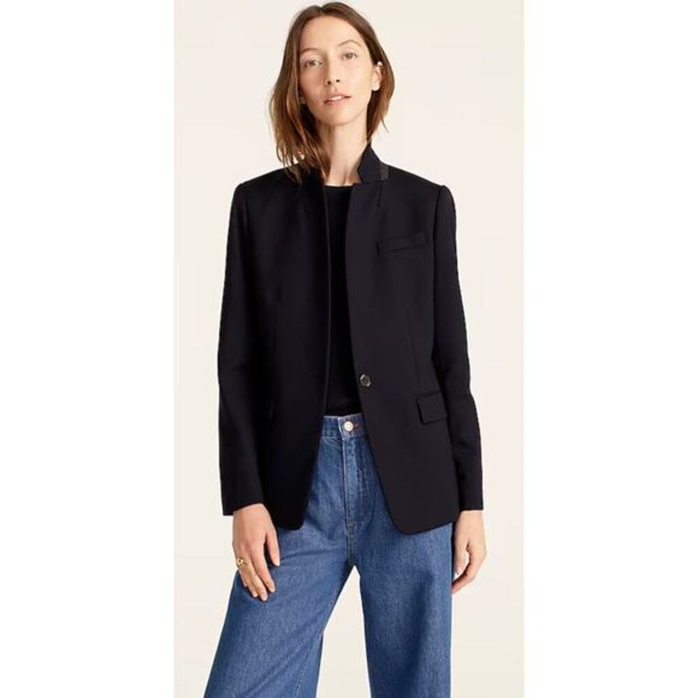 J. Crew black wool regent blazer - Picture 1 of 5